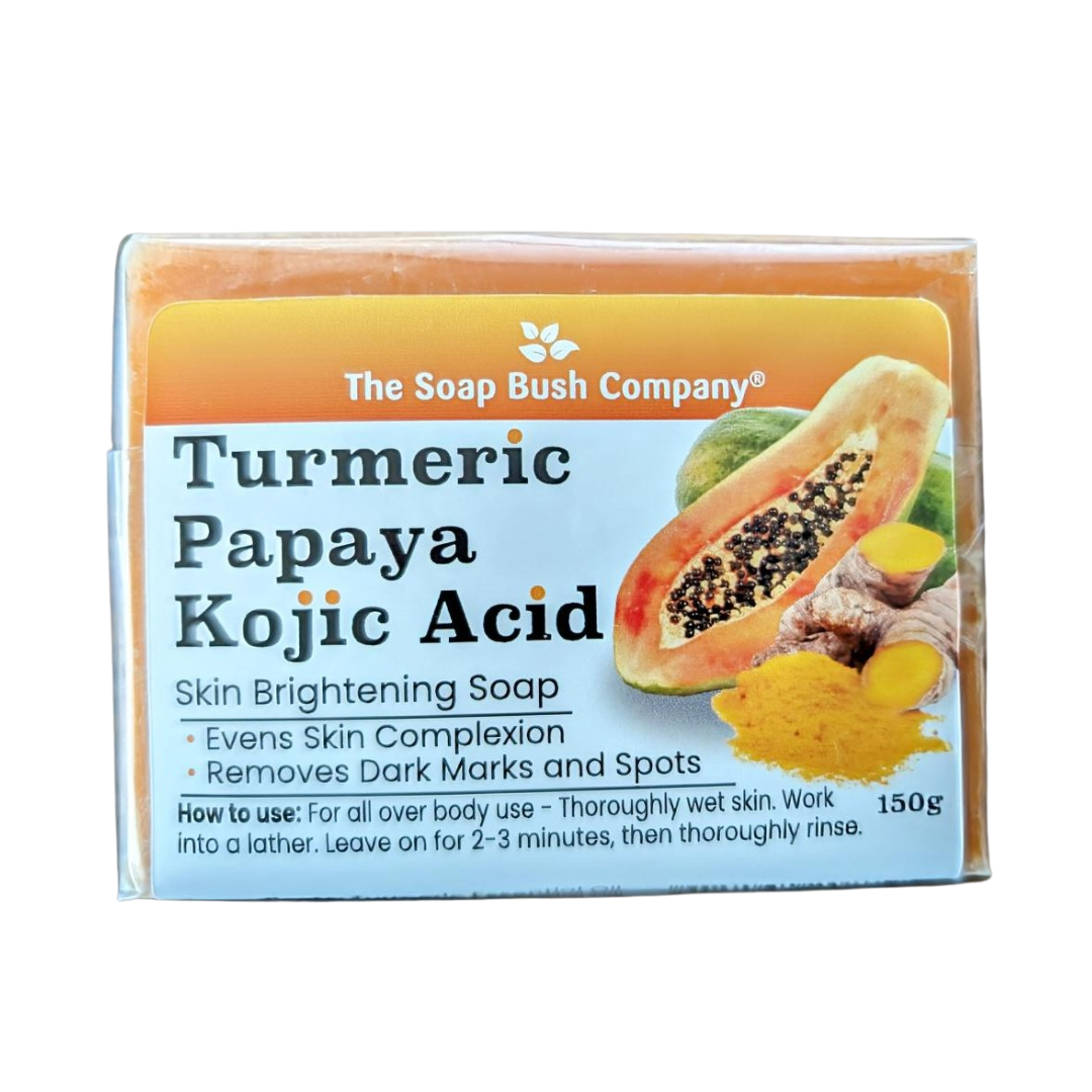 The Soap Bush Company Kojic Acid Skin Lightening Soap, Lightens Skin Complexion, Helps Control hyperpigmentation, kojie san kojic soap, kojie san skin brightening soap, marie france Real Kojic Acid Soap (Maximum Strength) kojic acid soap, skin lightening, skin best kojic acid soap, turmeric, papaya, all over body use, kojie san kojic acid soapClore Beauty Supply,Hair Mall, BSW, Rex, BCI, JNK, Mama Cee Beauty Supply, Miami Beauty Supply, Ricom, Hera Beauty Supply, Mama Africa Beauty Supply,Natural kojic soap